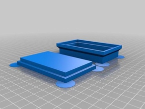 personalizable caja apilable los contenedores personalizador 3d print model - Mito3D