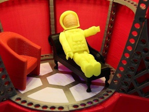 los astronautas otros personas playset skimbal espacio de mes juguete 3d print model - Mito3D