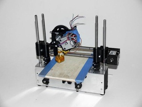 alu reprap otros Impresora 3d de aluminio printrbot rack wallace 3d print model - Mito3D