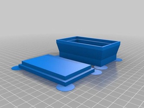 meine angepasste stapelbare box Container 3d print model - Mito3D