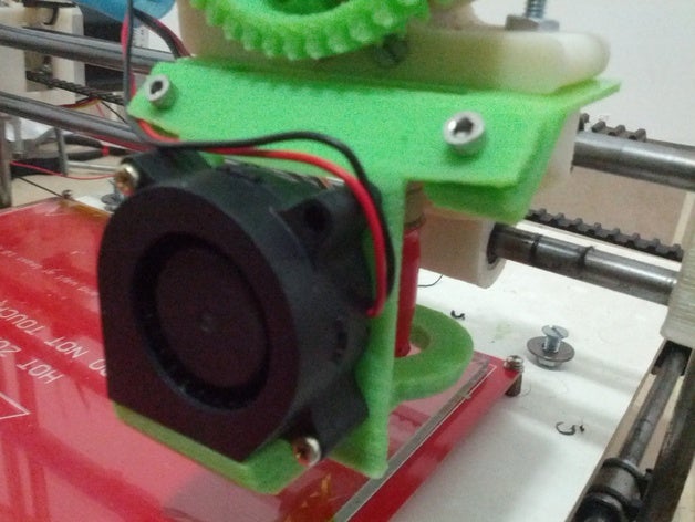 40mm-extruder Kühlung Gebläse 3d Drucker Zubehör 3D print model - Mito3D