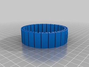 cowboys doppio colore del bracciale bracciali personalizzato 3d print model - Mito3D