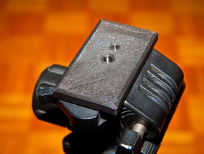 slik ac-6027 trépied plaque de base la caméra rapide libération 3d print model - Mito3D