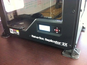 replicator 2 big foot 3d de l'imprimante accessoires l'accessoire pieds 3d print model - Mito3D