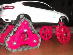tracks bmw vehicles mechanical toys 3d print model - Mito3D