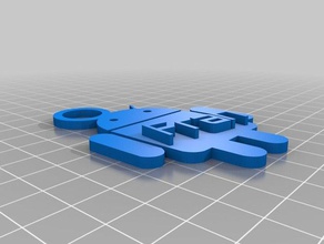 mi llavero llaveros personalizado 3d print model - Mito3D