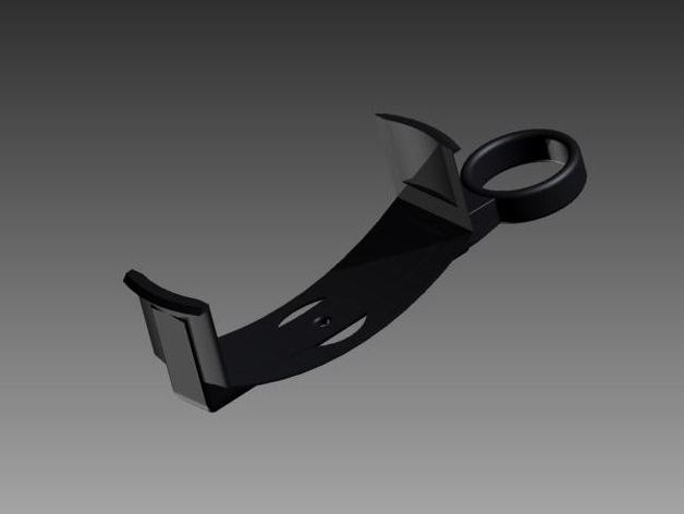 klip scubapro kompakt basınç ölçer spor açık havada 3D print model - Mito3D