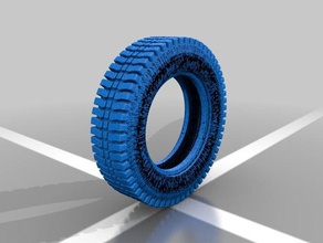 offroad pneu de camion automobile 3d print model - Mito3D