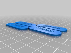 redondeado personalizado collar de la estancia accesorios 3d print model - Mito3D