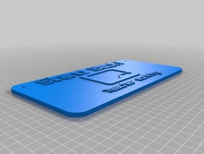 teacher working sign signs logos customized 3d print model - Mito3D