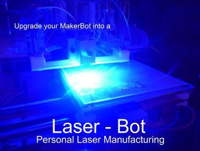 o cortador do laser de atualização laser-botcom diy 17w 445nm gravador kit ferramenta reprap 3d print model - Mito3D