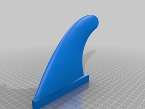 surfboard fins sport outdoors 3d print model - Mito3D
