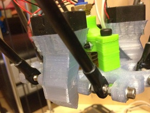 conducto del ventilador de rostock 3d la impresora partes delta 3d print model - Mito3D