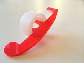 sticky tape dispenser other adhesive 3d print model - Mito3D