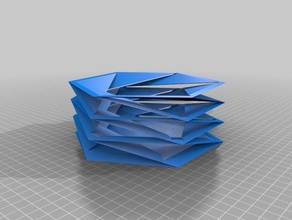 il mio personalizzato twisted vaso arredamento 3d print model - Mito3D