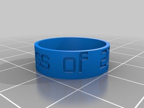 meu anel de se formar anéis personalizado 3d print model - Mito3D
