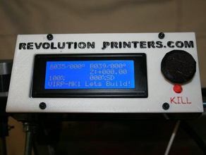 lcd ultipanel case 3d printer accessories 3d print model - Mito3D