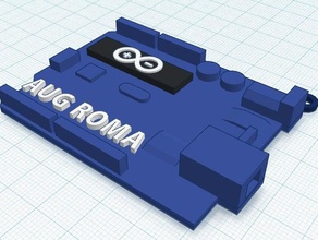portachiavi aug roma besser kleinen Schlüsselanhänger 3d print model - Mito3D