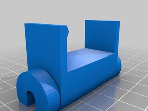 ikea tavolo di fissaggio personalizzabili supporto del cavo computer personalizzato 3d print model - Mito3D