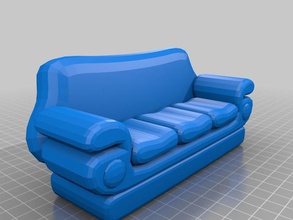 sofa andere Möbel 3d print model - Mito3D