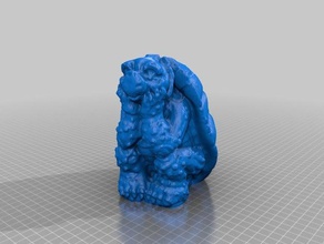 gelangweilt Schildkröte durchsucht Replikate digitalisiert wird makerbotdigitizer Skulptur 3d print model - Mito3D