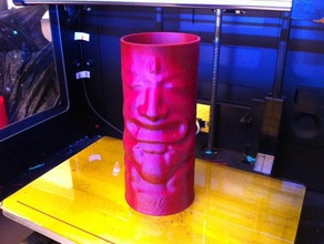 tiki cup scans replicas makerbotdigitizer 3d print model - Mito3D
