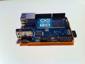 arduino y&uacuten paraurti l'elettronica yun caso 3d print model - Mito3D