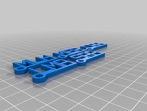 keychains entire family customized 3d print model - Mito3D