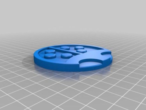 ladybug coaster sized fit cup holders pelican paddle boat kitchen dining ladybird lady bird bug 3d print model - Mito3D