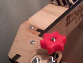 m5 threaded rod bouton de noix piège la machine outils personnalisé 3d print model - Mito3D