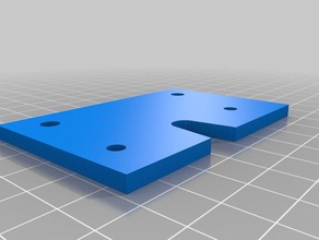 extruder mount plate mendelmax aluminatus 3d printer parts 3d print model - Mito3D