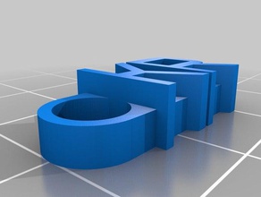 kr organização personalizado 3d print model - Mito3D