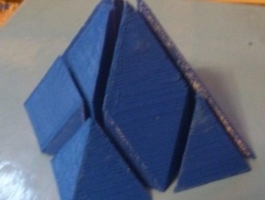 3d tangram pyramid form other puzzle 3d print model - Mito3D