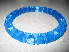 demi-taille élastique bracelet bracelets 3d print model - Mito3D