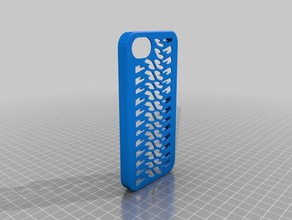 iphone 5 case Reifenprofil mobile 3d print model - Mito3D