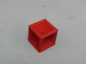 zusammengebrochen cube andere Briefbeschwerer sketchup unbrauchbar 3d 3d print model - Mito3D