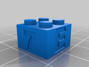 7 lego block toys games 3d print model - Mito3D