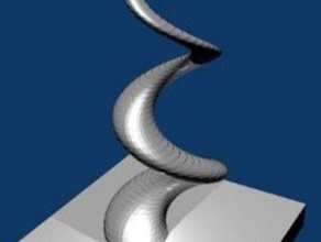 spiral thing other generated art processing 3d print model - Mito3D