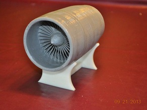 aircraft engine mockup vehicles 3d print model - Mito3D