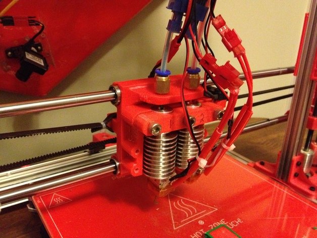 ob14 dual e3d extruder printer extruders high temperature 3D print model - Mito3D