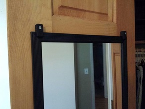 mirror holder clip household supplies 3d print model - Mito3D
