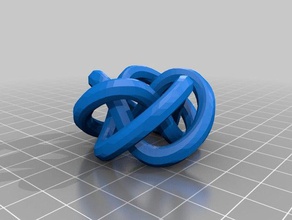 5-3 toro nudo de matemáticas art personalizado 3d print model - Mito3D