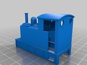 009 côté du réservoir de tramway loco corps véhicules 3d print model - Mito3D