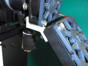 m2 fan braketi makergear 3d yazıcı parçaları 3d print model - Mito3D