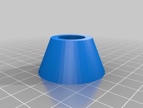 carretel de centro cone 3d a impressora acessórios 3d print model - Mito3D
