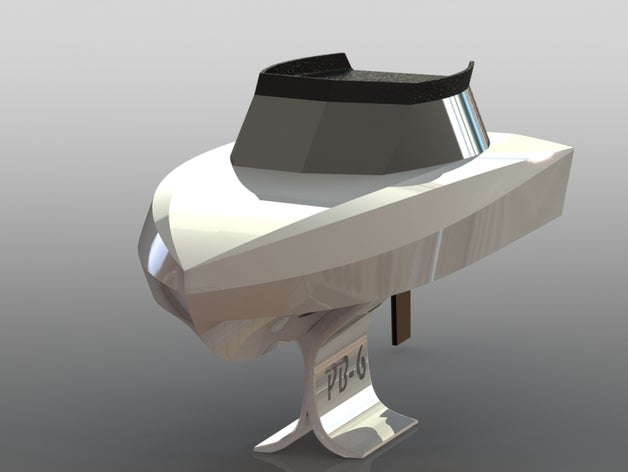 gedruckt Boot 6 rc Fahrzeuge motor-Boot off shore Wunde Schiff 3D print model - Mito3D