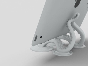 octopus tablet phone stand ipad pro iphone tabelt 3d print model - Mito3D
