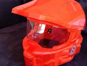 halo 4 casque intégral taille accessoires de jeu jeux 3d print model - Mito3D