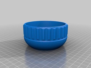shaving bowl bathroom lid 3d print model - Mito3D