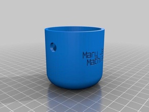 mjm droid corpo recipientes personalizado 3d print model - Mito3D